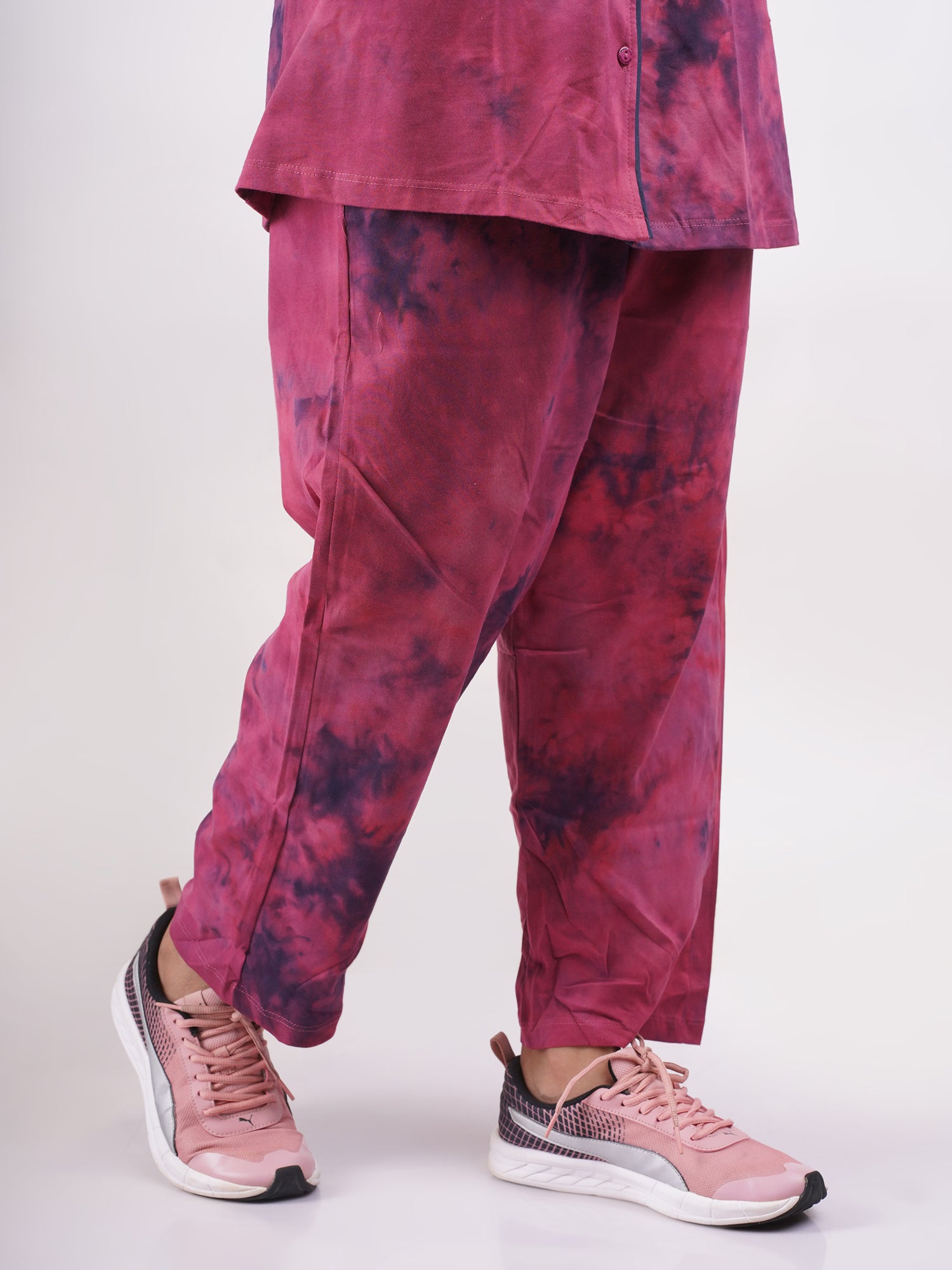 Night Suit Set - Red Palette-Candy