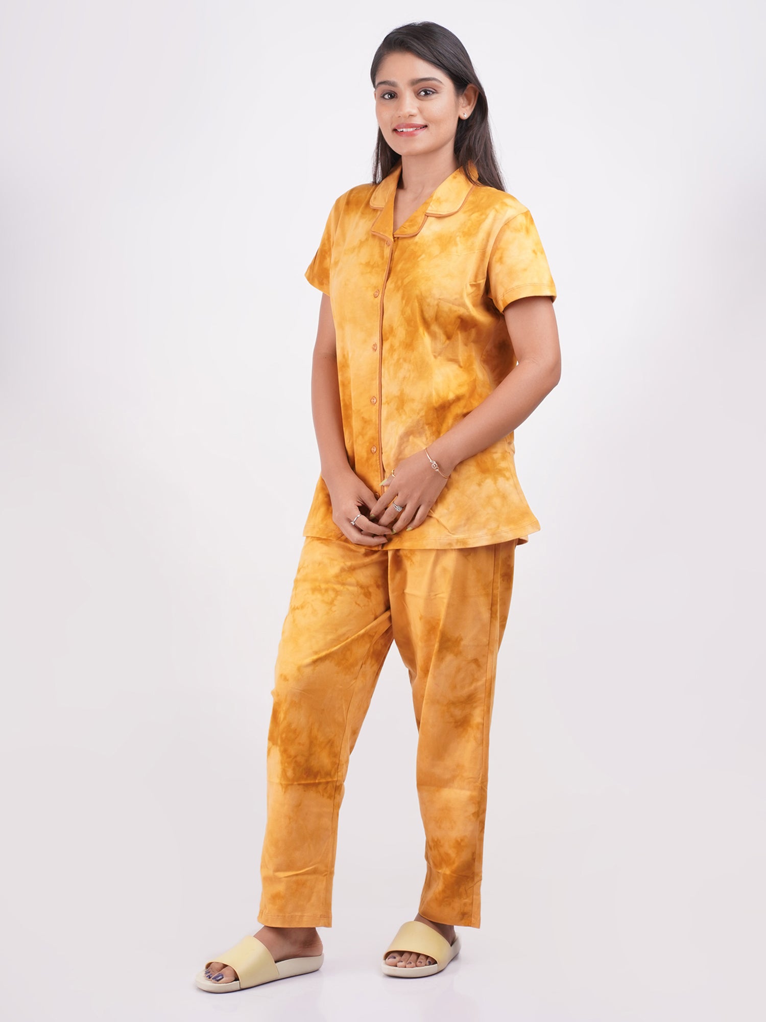Night Suit Set - Yellow Palette-Candy